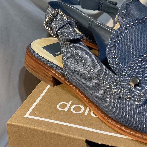 Dolce Vita Blue Denim Shoes - Picture 3 of 7
